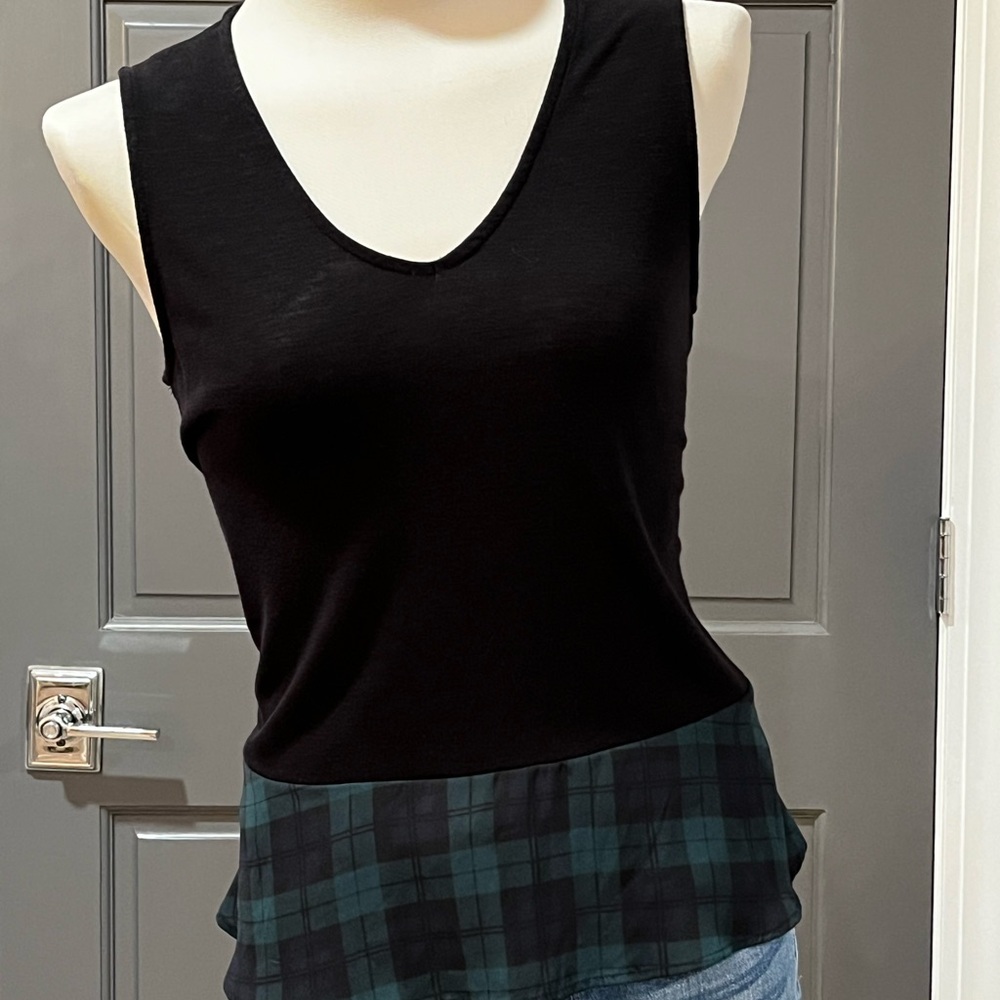 J. Crew peplum Tank Top
